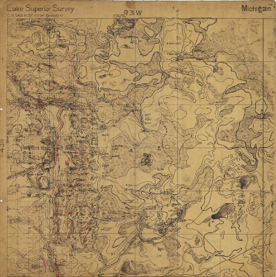 scanned map