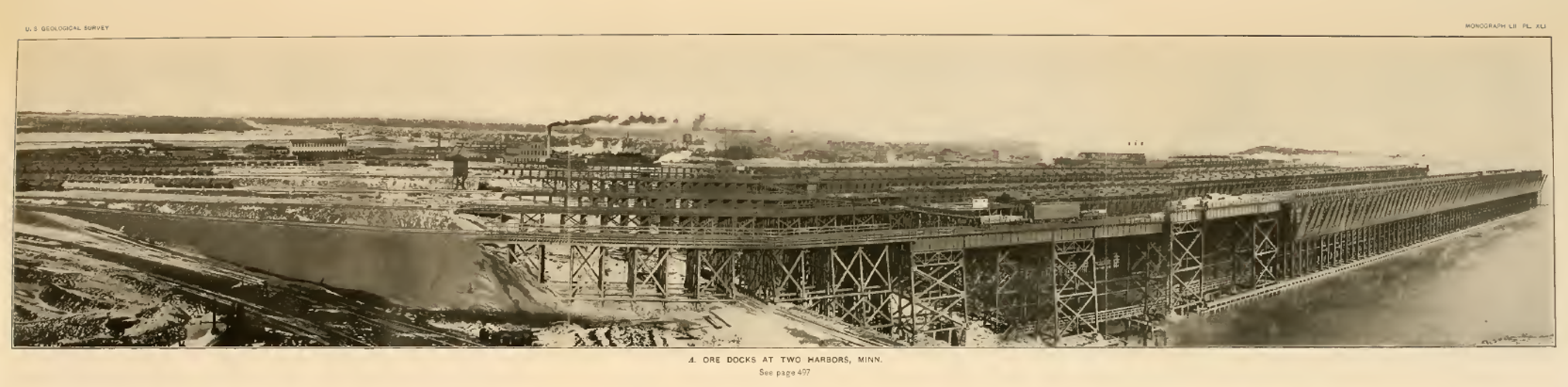 Ore docks at Two Harbors, MN